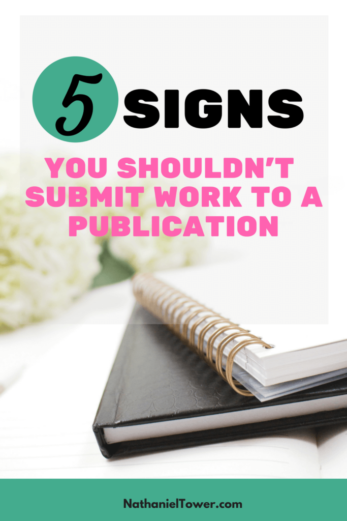 5 signs you shouldn't submit