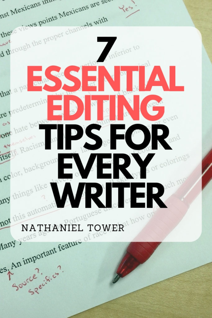 Essential editing tips for every writer