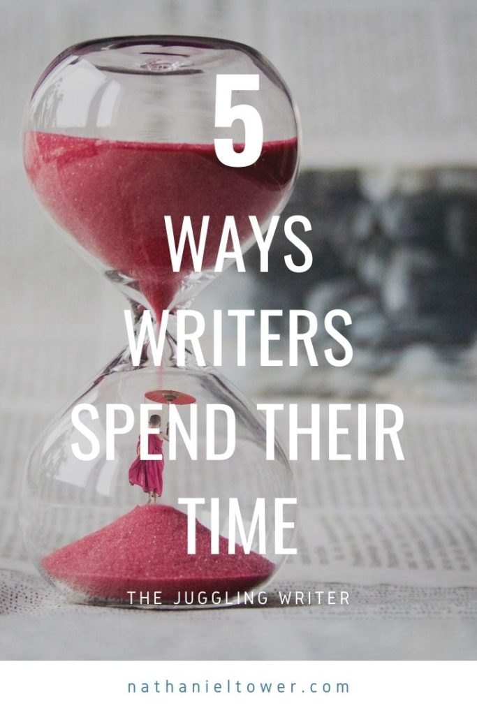 5 ways writers spend their time