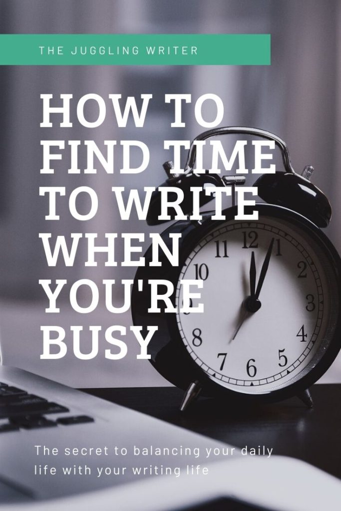 How to find time to write when you're busy