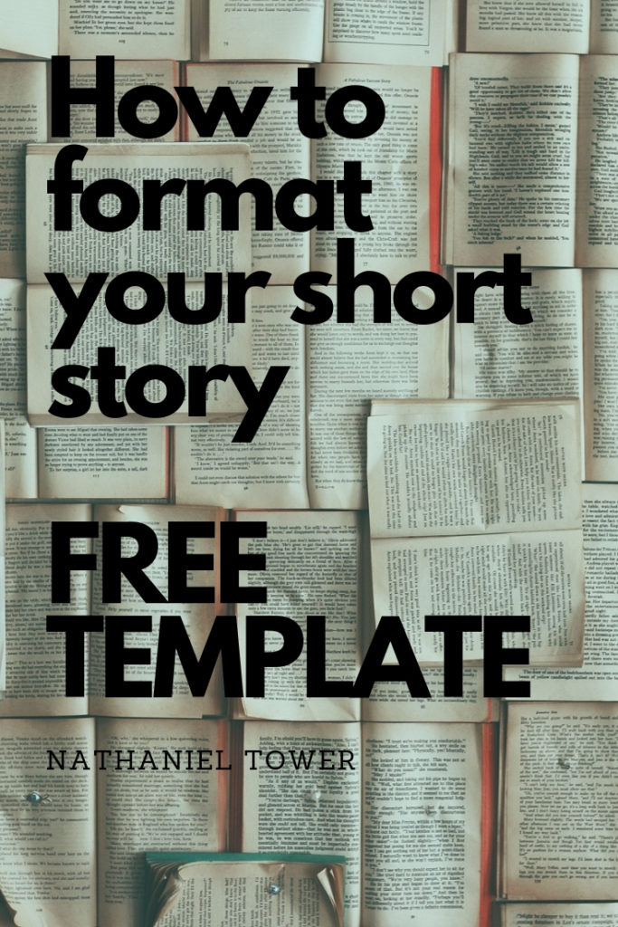 short story manuscript template