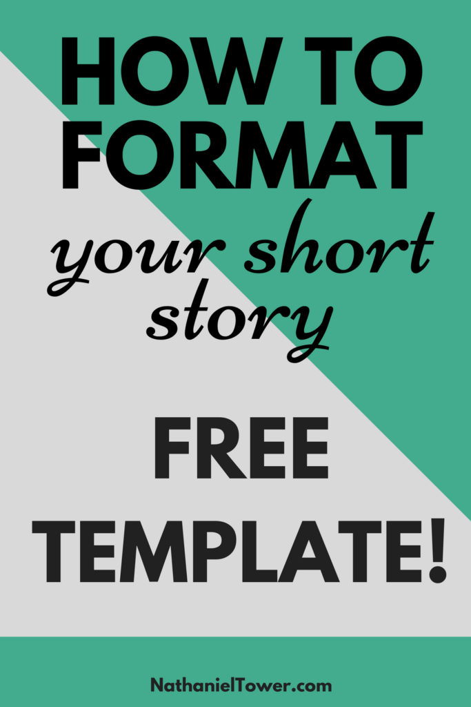 how to format short story manuscripts