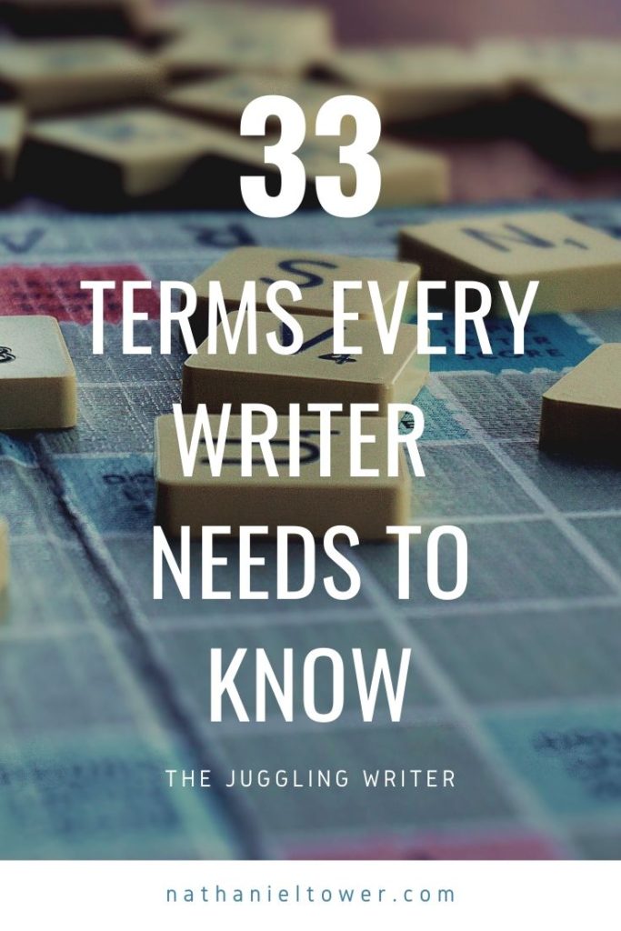 33 common terms every writer needs to know