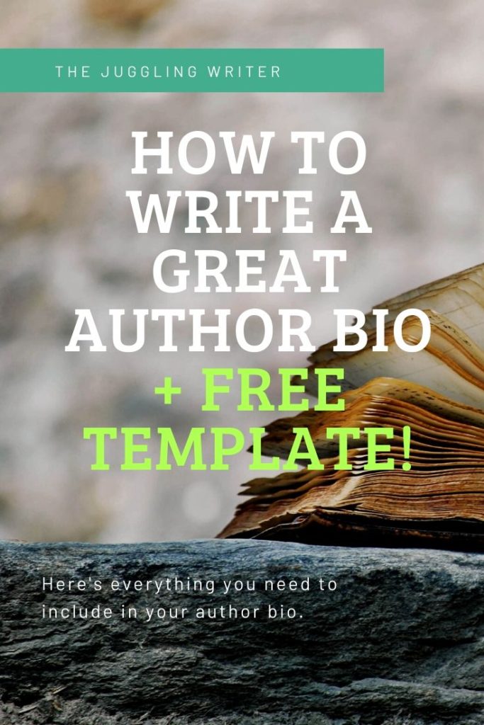 How to write a great author bio + free template