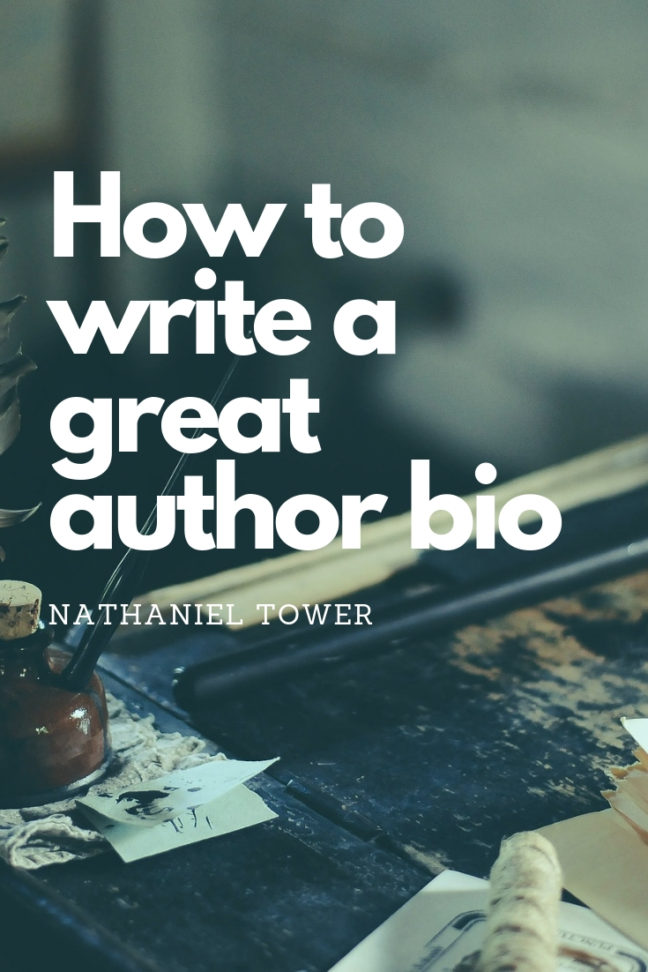how to write an author bio