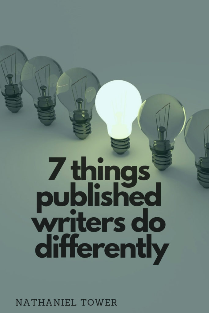 7 things published writers do differently