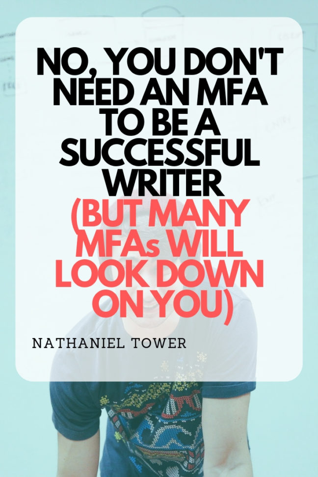 Meet the MFAsplainer, the writer with an MFA who looks down on all other writers