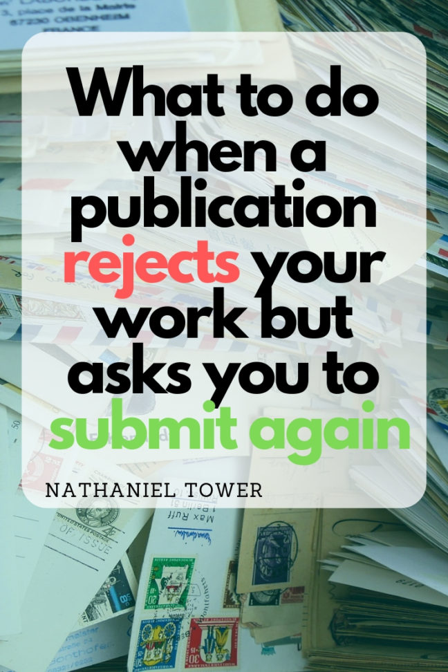 What to do when a publication asks you to submit again