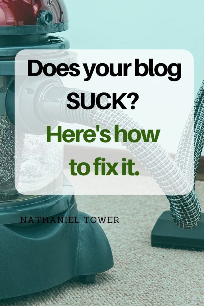 How to fix a sucky blog