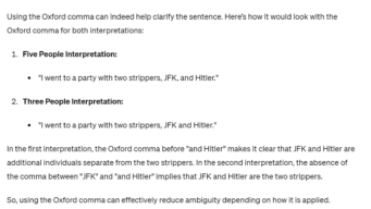 Why you should always use the Oxford comma
